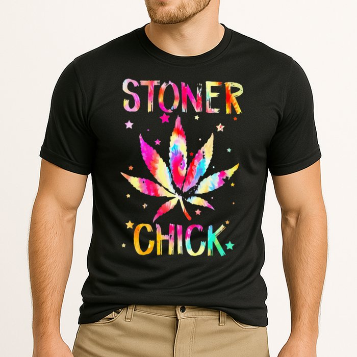 Stoner Chick Cannabis Stoner Marijuana Cannabis Cooling Performance Crew T-Shirt