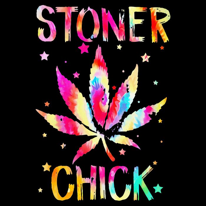 Stoner Chick Cannabis Stoner Marijuana Cannabis Cooling Performance Crew T-Shirt