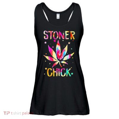 Stoner Chick Cannabis Stoner Marijuana Cannabis Ladies Essential Flowy Tank