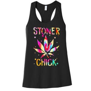 Stoner Chick Cannabis Stoner Marijuana Cannabis Women's Racerback Tank