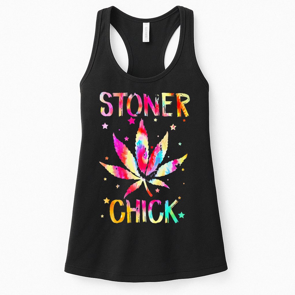 Stoner Chick Cannabis Stoner Marijuana Cannabis Womens Tank Top