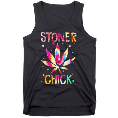 Stoner Chick Cannabis Stoner Marijuana Cannabis Tank Top