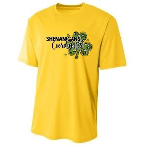 Shenanigans Coordinator Cute Gift Funny St Patricks Day Teacher Funny Gift Performance Sprint T-Shirt