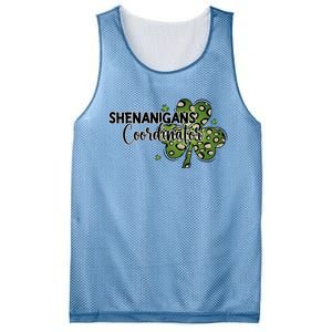 Shenanigans Coordinator Cute Gift Funny St Patricks Day Teacher Funny Gift Mesh Reversible Basketball Jersey Tank