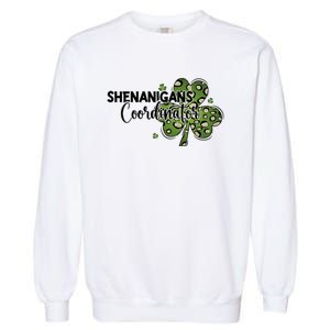 Shenanigans Coordinator Cute Gift Funny St Patricks Day Teacher Funny Gift Garment-Dyed Sweatshirt