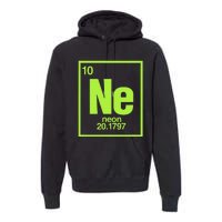 Science Chemistry Chemical Elements Ne Neon Premium Hoodie