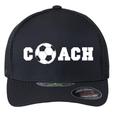 Soccer Coach Coaching Staff Flexfit Unipanel Trucker Cap