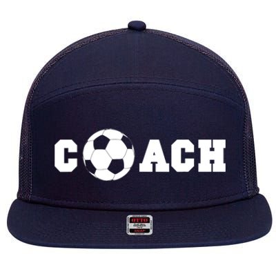 Soccer Coach Coaching Staff 7 Panel Mesh Trucker Snapback Hat