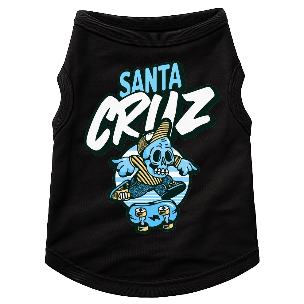 Santa Cruz California Vintage Skeleton Doggie Tank