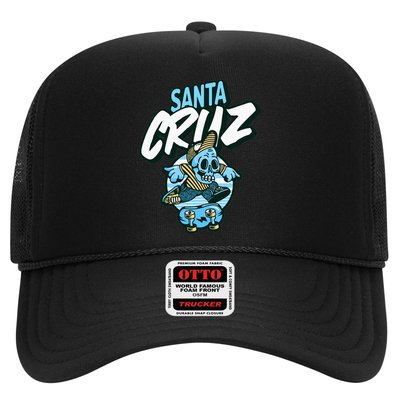 Santa Cruz California Vintage Skeleton Trucker Hat