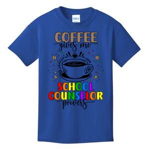 School Counselor Coffee School Counseling Meaningful Gift Kids T-Shirt