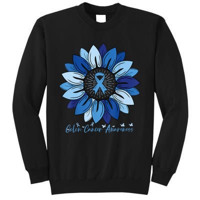 Sunflower Colon Cancer Awareness Month Sweatshirt