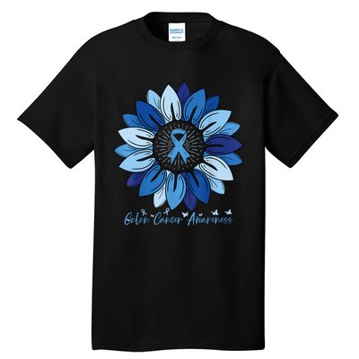 Sunflower Colon Cancer Awareness Month Tall T-Shirt