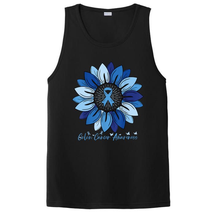 Sunflower Colon Cancer Awareness Month PosiCharge Competitor Tank