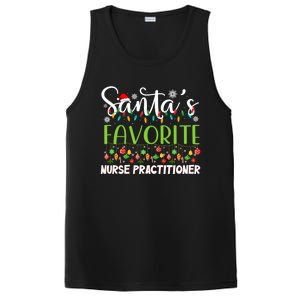 Santa Claus Christmas Santas Favorite Nurse Practitioner Cute Gift PosiCharge Competitor Tank