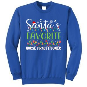 Santa Claus Christmas Santas Favorite Nurse Practitioner Cute Gift Sweatshirt