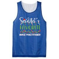 Santa Claus Christmas Santas Favorite Nurse Practitioner Cute Gift Mesh Reversible Basketball Jersey Tank