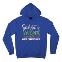 Santa Claus Christmas Santas Favorite Nurse Practitioner Cute Gift Tall Hoodie