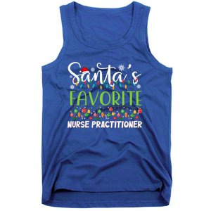 Santa Claus Christmas Santas Favorite Nurse Practitioner Cute Gift Tank Top