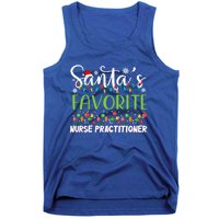 Santa Claus Christmas Santas Favorite Nurse Practitioner Cute Gift Tank Top