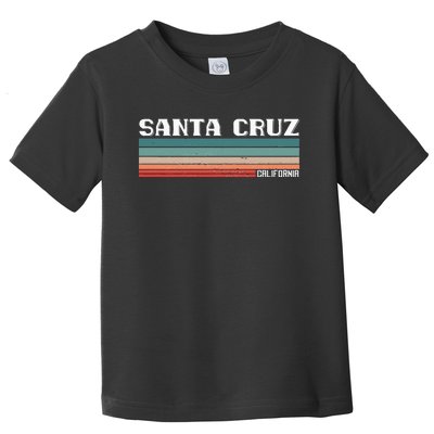 Santa Cruz California Retro Vintage Toddler T-Shirt