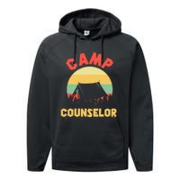 Summer Camp Counselor Director Camper Performance Fleece Hoodie