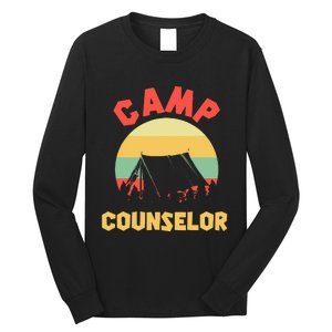 Summer Camp Counselor Director Camper Long Sleeve Shirt