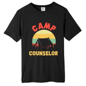 Summer Camp Counselor Director Camper Tall Fusion ChromaSoft Performance T-Shirt