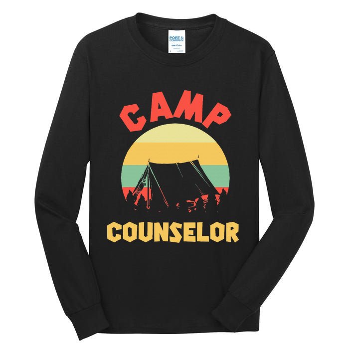 Summer Camp Counselor Director Camper Tall Long Sleeve T-Shirt