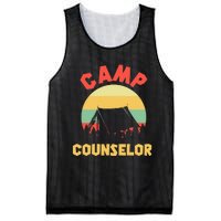 Summer Camp Counselor Director Camper Mesh Reversible Basketball Jersey Tank