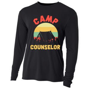 Summer Camp Counselor Director Camper Cooling Performance Long Sleeve Crew