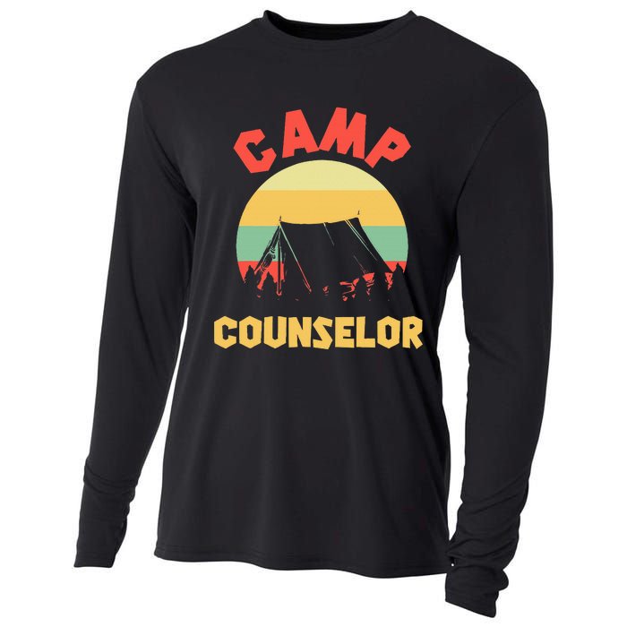 Summer Camp Counselor Director Camper Cooling Performance Long Sleeve Crew