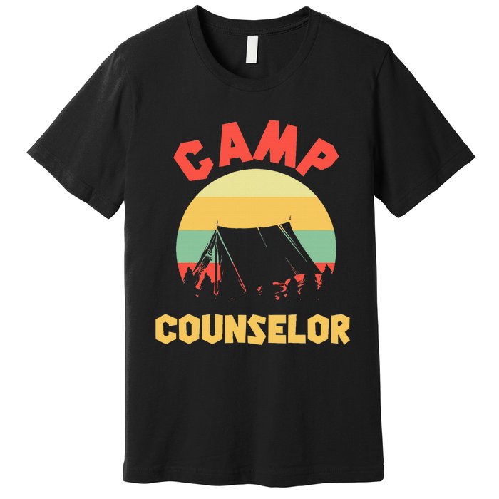 Summer Camp Counselor Director Camper Premium T-Shirt