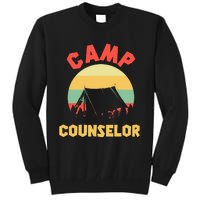 Summer Camp Counselor Director Camper Tall Sweatshirt