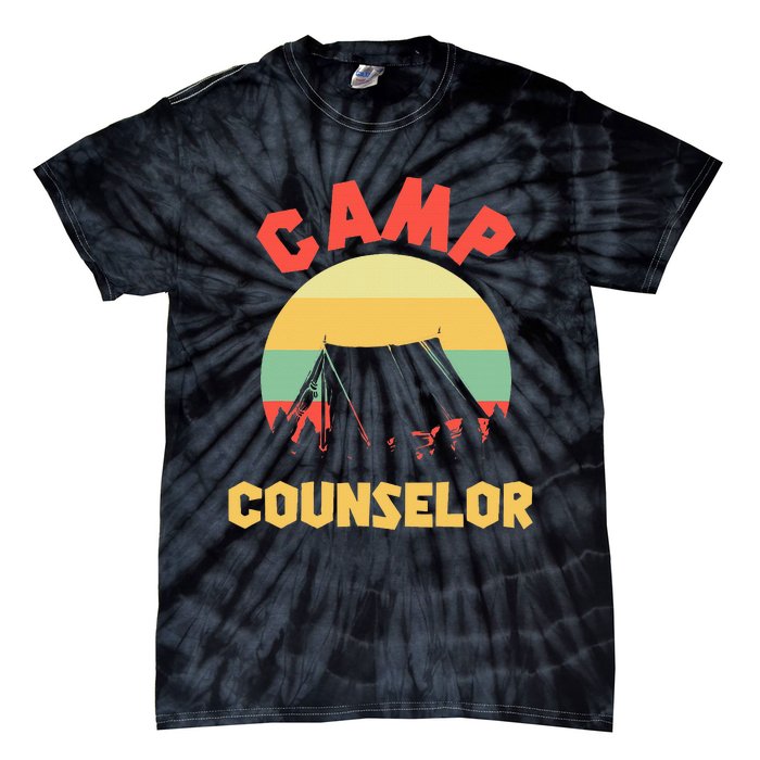 Summer Camp Counselor Director Camper Tie-Dye T-Shirt