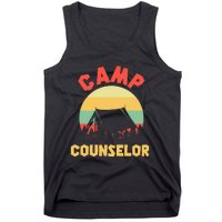 Summer Camp Counselor Director Camper Tank Top