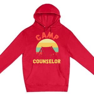 Summer Camp Counselor Director Camper Premium Pullover Hoodie