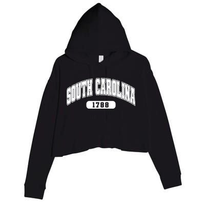 South Carolina Collegiate Style 1788 Crop Fleece Hoodie