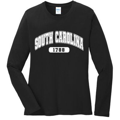 South Carolina Collegiate Style 1788 Ladies Long Sleeve Shirt