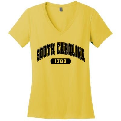South Carolina Collegiate Style 1788 Women's V-Neck T-Shirt