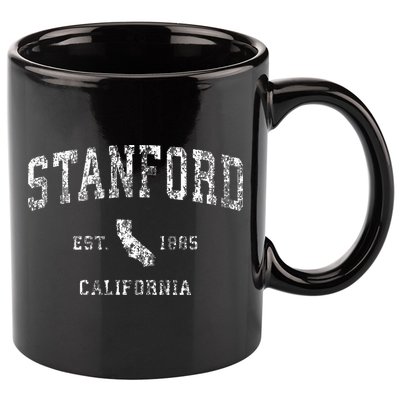 Stanford California CA Vintage Athletic Sports Design  11oz C Handle Ceramic Mug