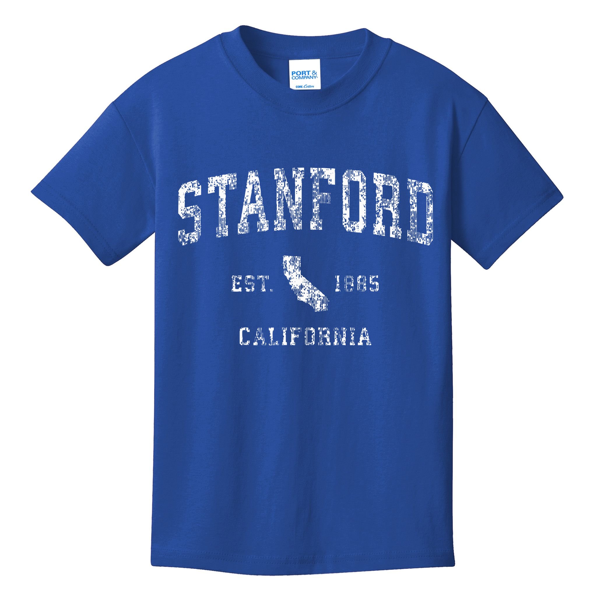 Stanford California CA Vintage Athletic Sports Design  Kids T-Shirt
