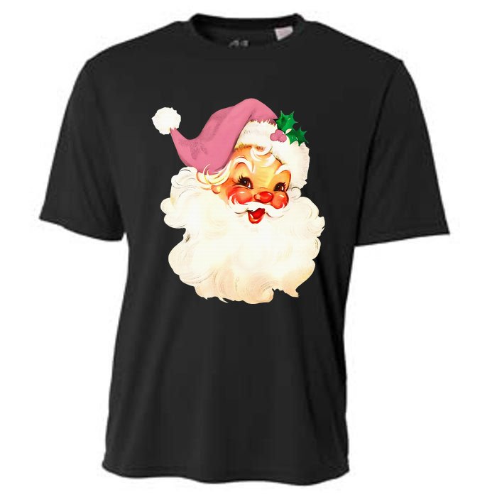 Santa Claus Christmas Design Cooling Performance Crew T-Shirt