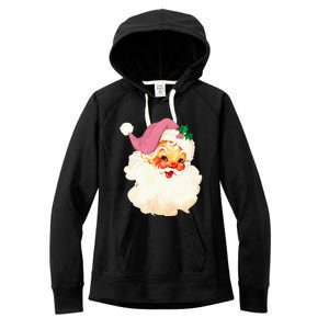 Santa Claus Christmas Design Women's Fleece Hoodie