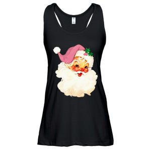 Santa Claus Christmas Design Ladies Essential Flowy Tank