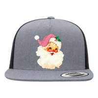 Santa Claus Christmas Design Flat Bill Trucker Hat