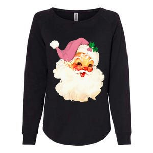 Santa Claus Christmas Design Womens California Wash Sweatshirt