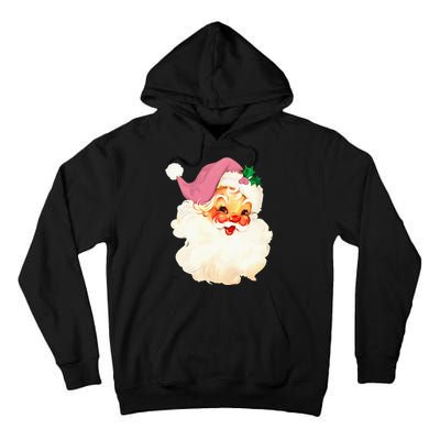 Santa Claus Christmas Design Tall Hoodie