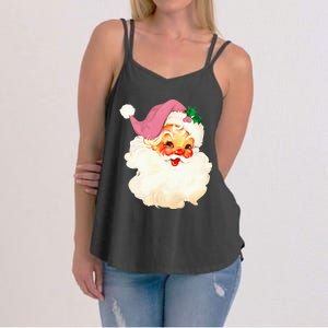 Santa Claus Christmas Design Women's Strappy Tank