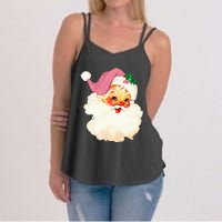 Santa Claus Christmas Design Women's Strappy Tank